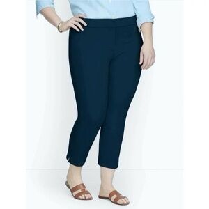 Talbots Perfect Crop Casual Pants in Navy